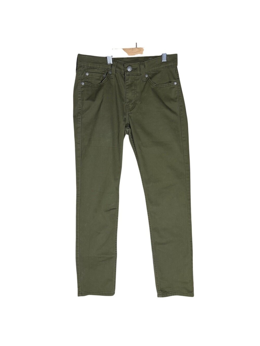 Levi's 511 Slim Fit Jeans Men's 28x30 Olive Green Stretch 5-Pocket